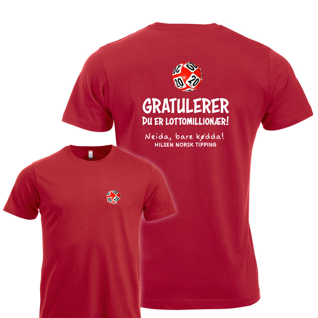 Lottomillionær - tskjorte