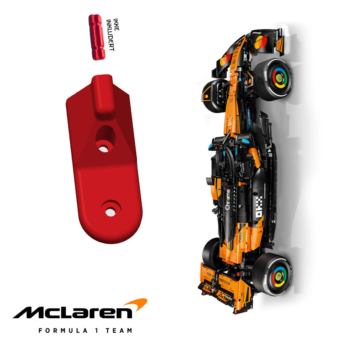 (42228) McLaren MCL39 F1® - Veggfeste (3D-print)