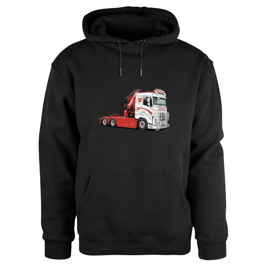 Bøstrand Kranbil - JUNIOR hettegenser