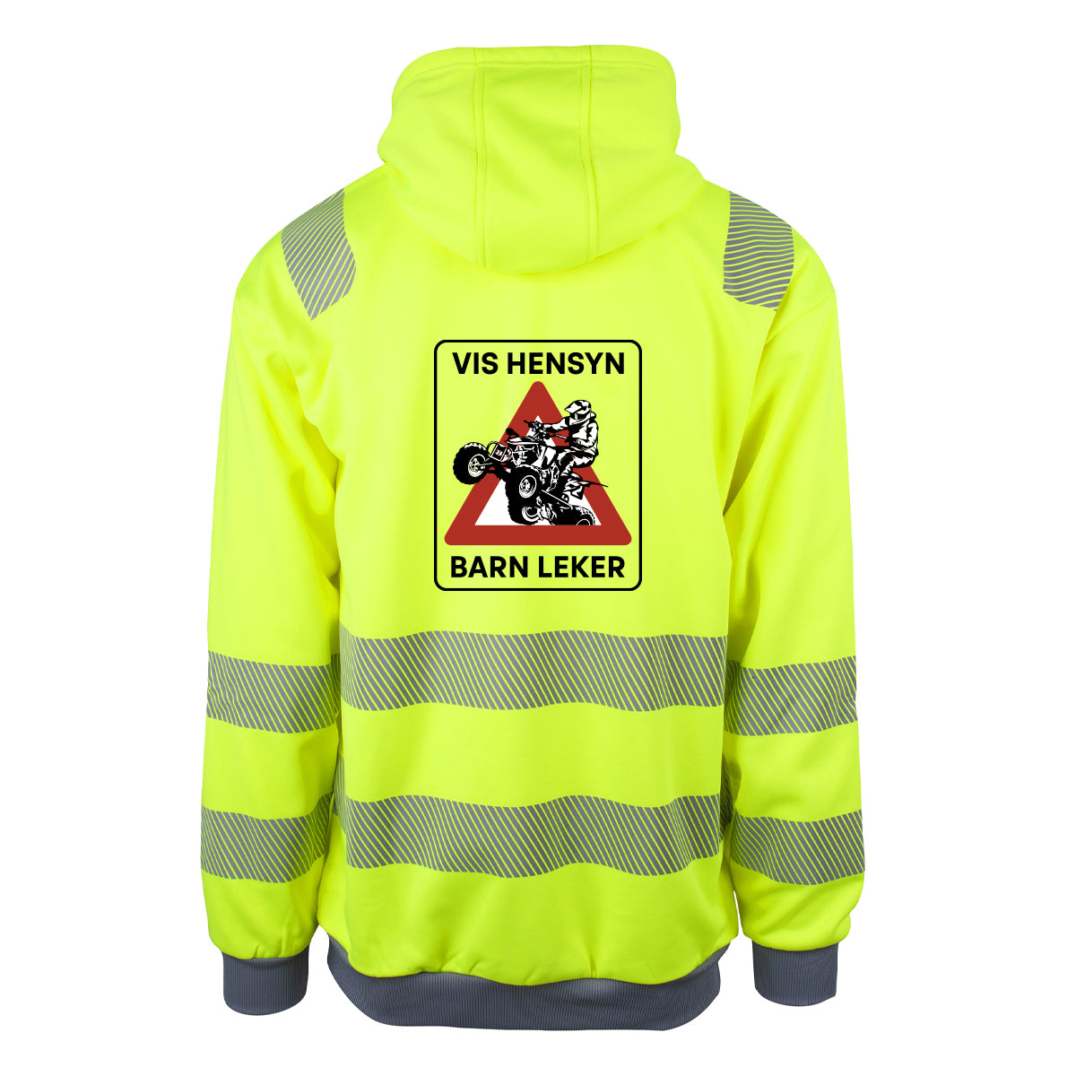 Vis hensyn barn leker (ATV) - Reflekshoodie