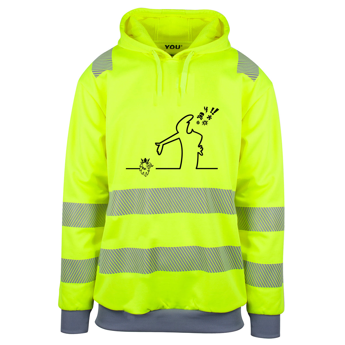 Streken sint på Scania - Reflekshoodie