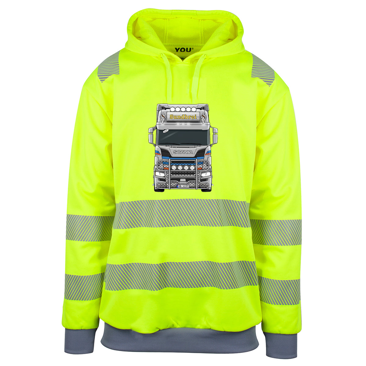 Sundbrei Illustrasjon - reflekshoodie