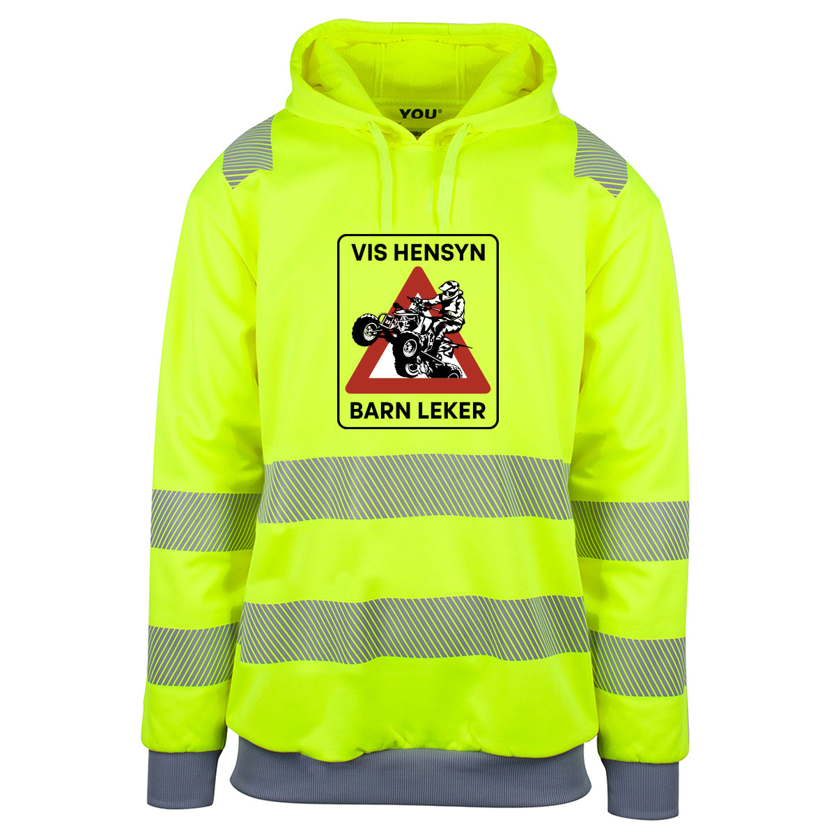 Vis hensyn barn leker (ATV) - Reflekshoodie