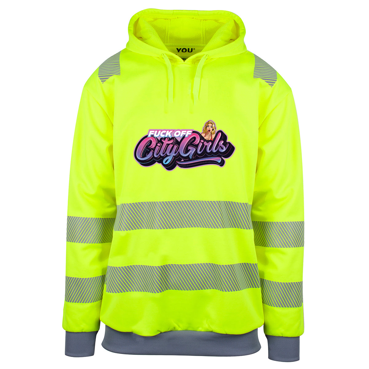 Fuck Off CityGirls - Reflekshoodie (Kopi)