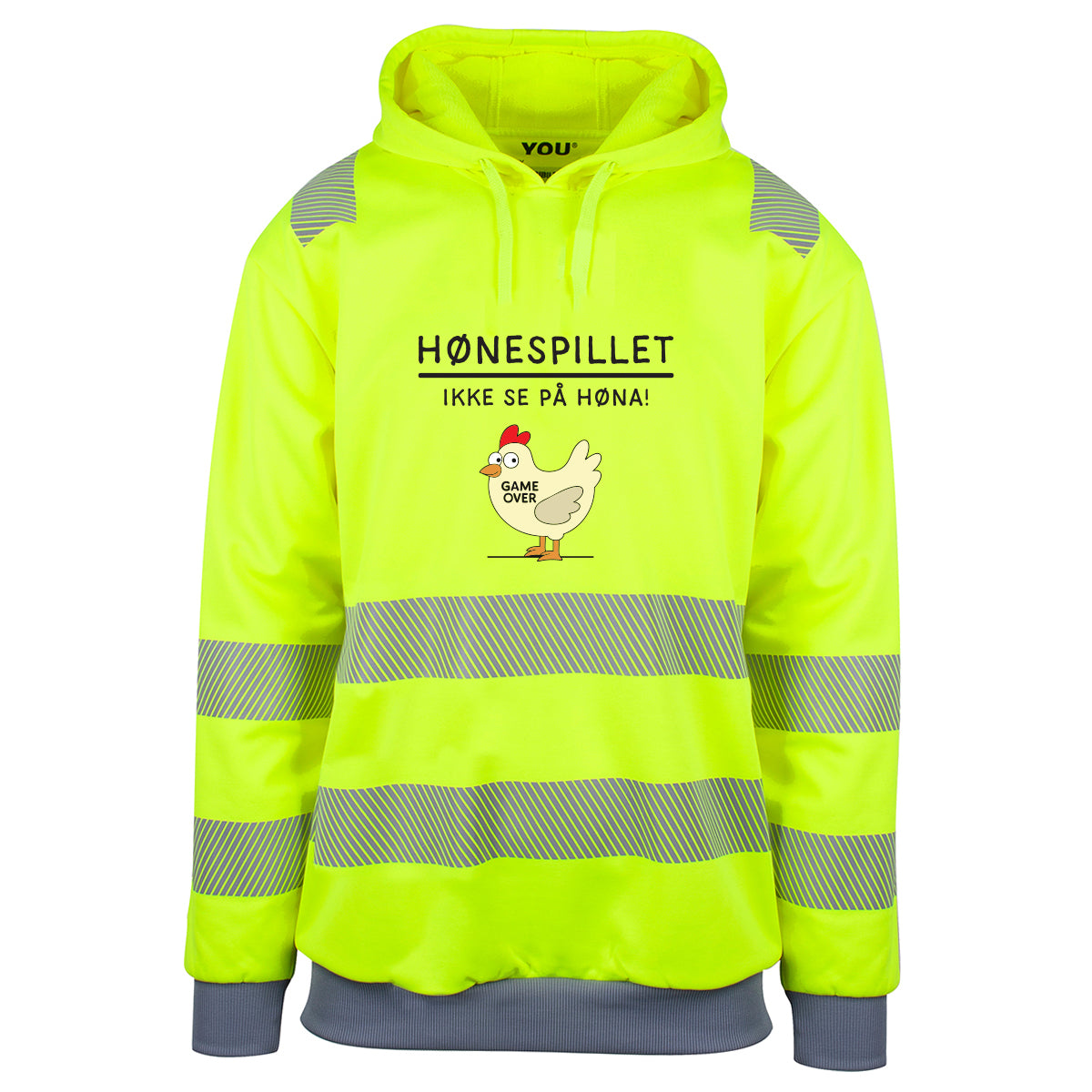Hønespillet - reflekshoodie