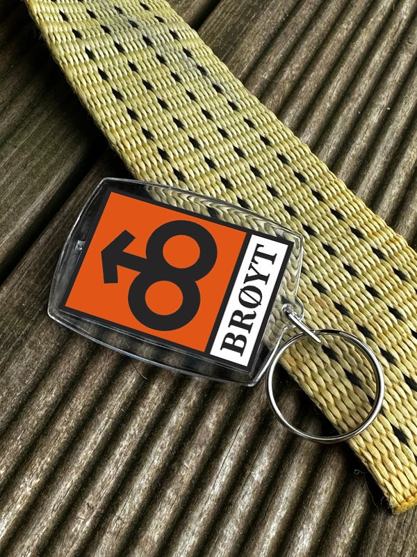 Brøyt nøkkelring