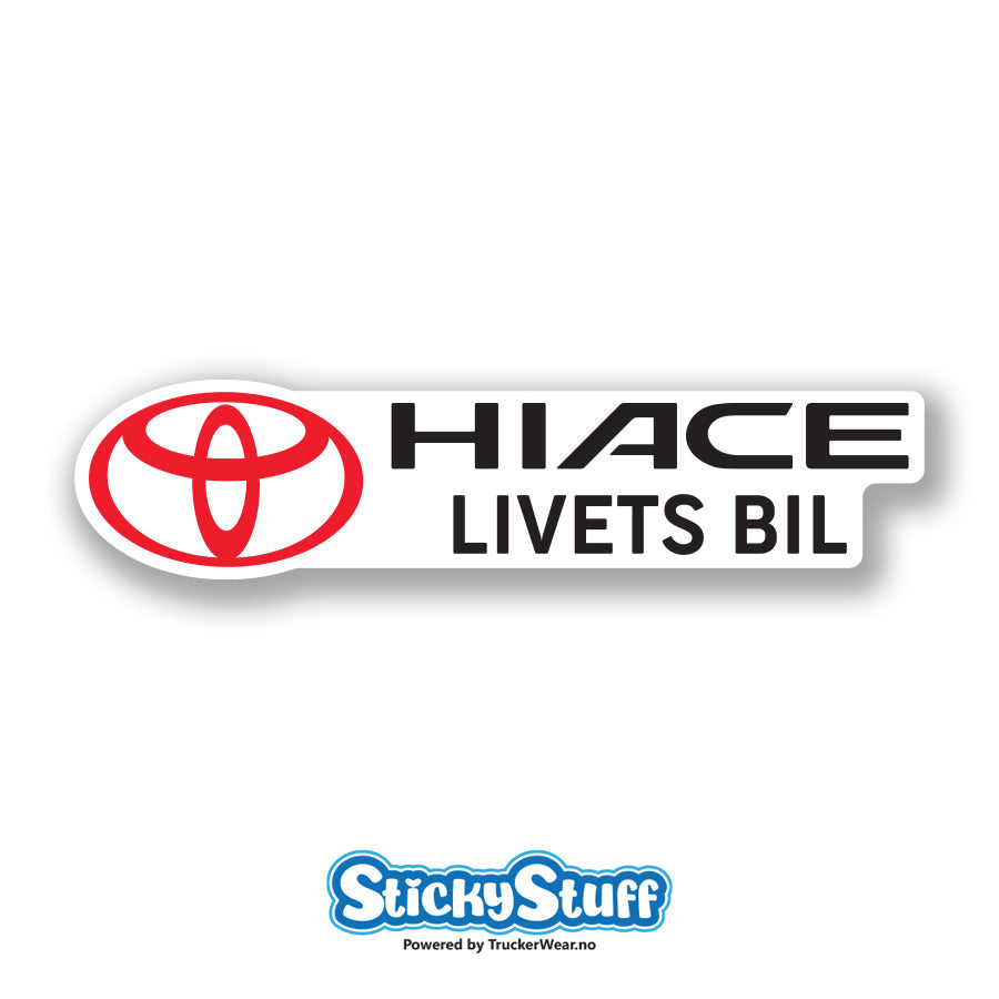 Hiace Livets Bil – Sticker