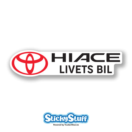 Hiace Livets Bil – Sticker