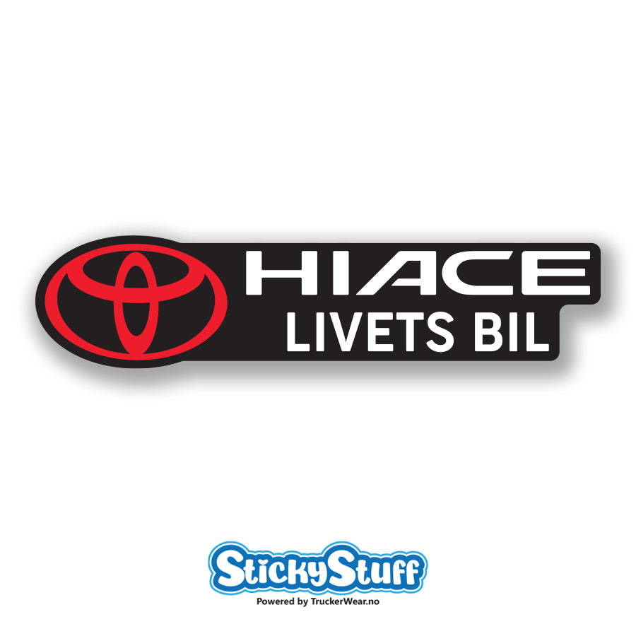 Hiace Livets Bil – Sticker