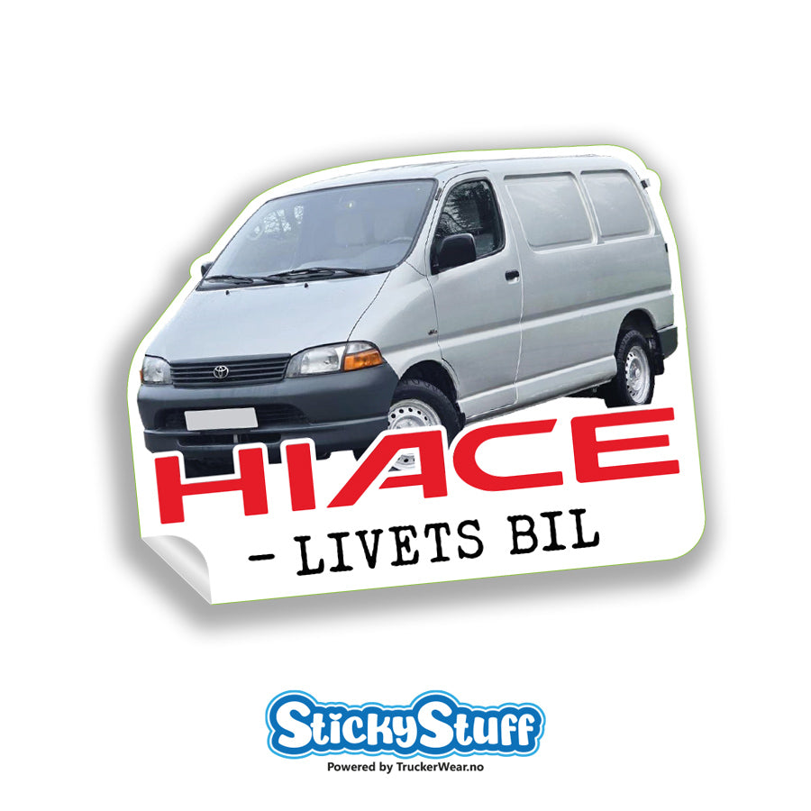 Hiace Livets Bil 2 – Sticker