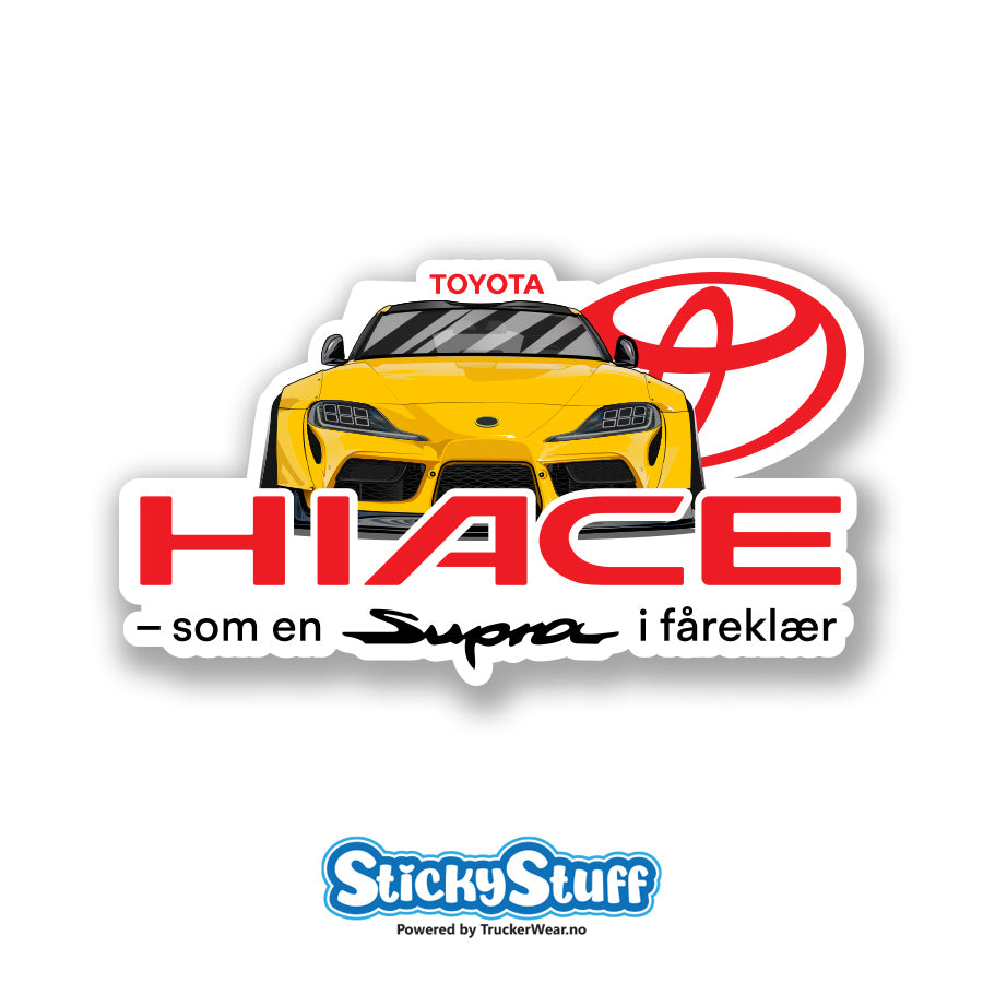 Supra i fåreklær – Sticker