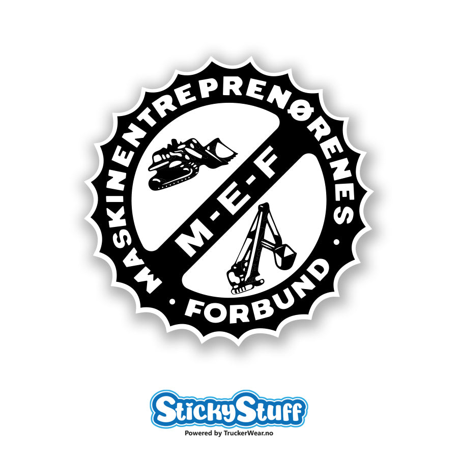 MEF Gammel logo – Sticker