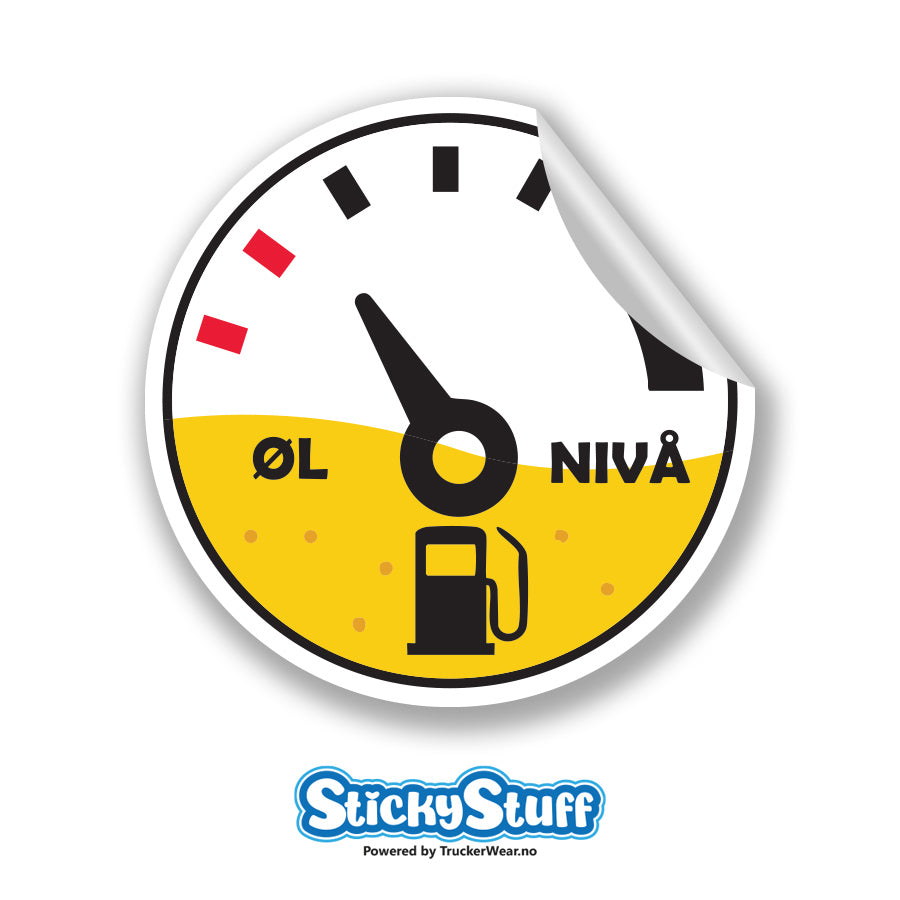 ØL nivå – Sticker