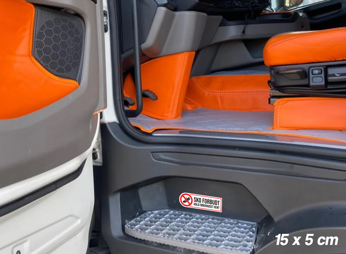 SKO FORBUDT – Sticker