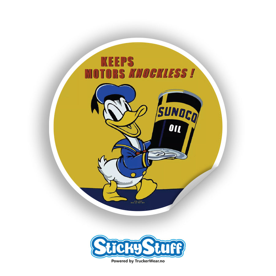 Sunoco Oil Donald Duck – Sticker