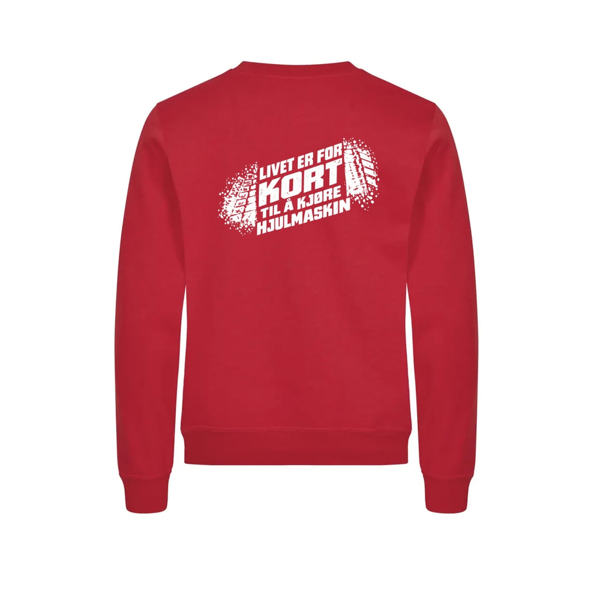 Hjulmaskin Genser – Rød – bak