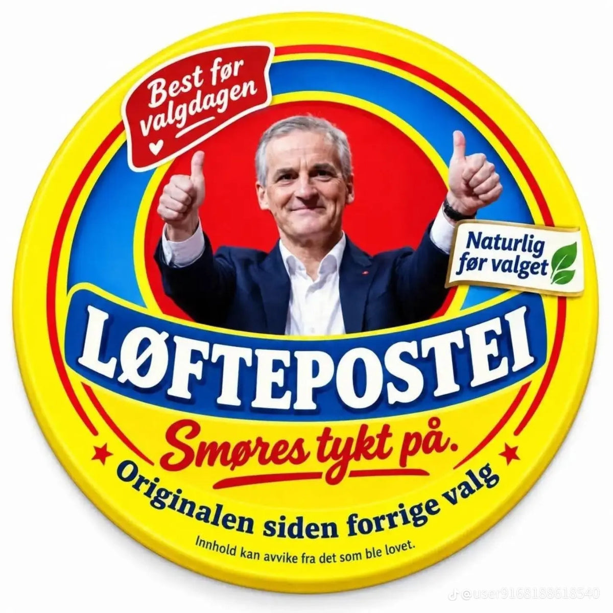 Løftepostei – Sticker