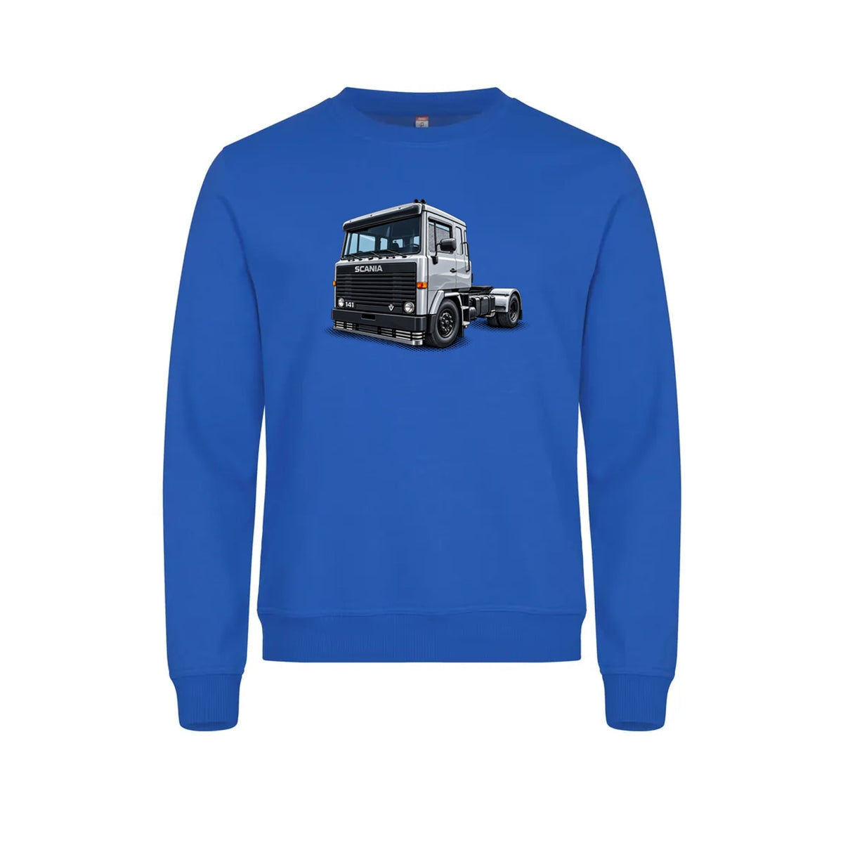 141 V8 Genser – Blå – foran