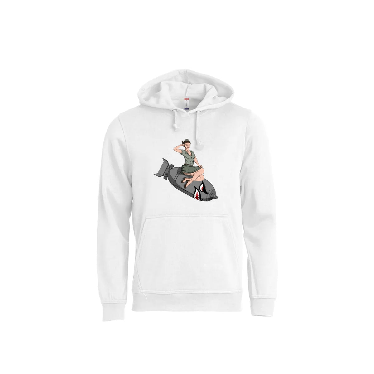 BomberChick Hettegenser – Hvit – foran
