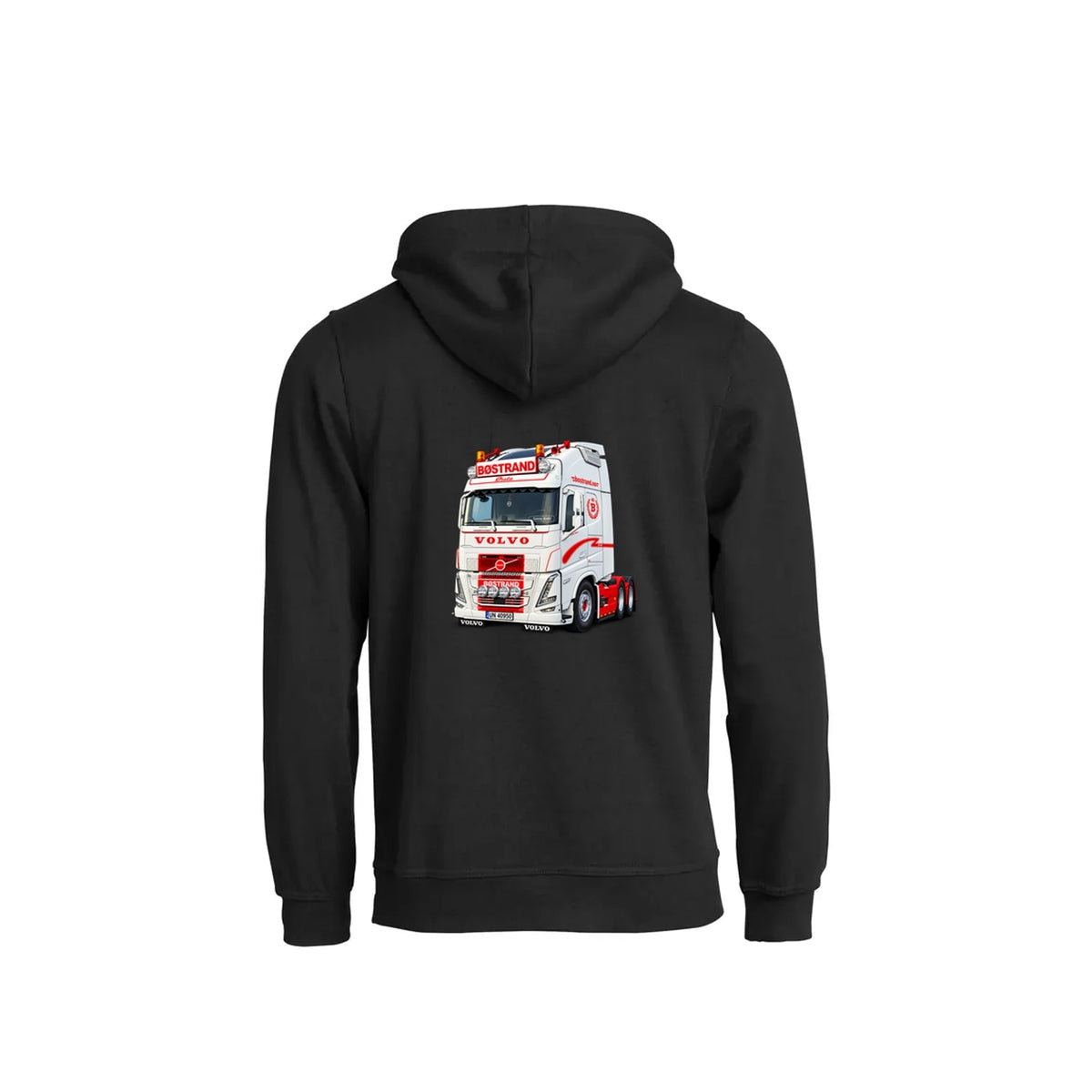 Bøstrand FH Hettegenser – Sort – bak