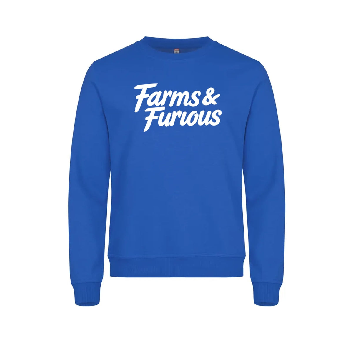 Farms & Furious Genser – Blå – foran