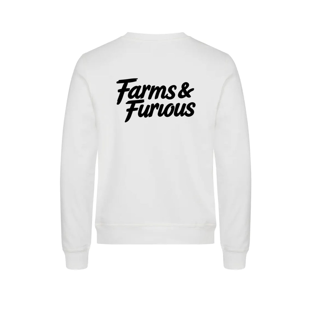 Farms & Furious Genser – Hvit – bak
