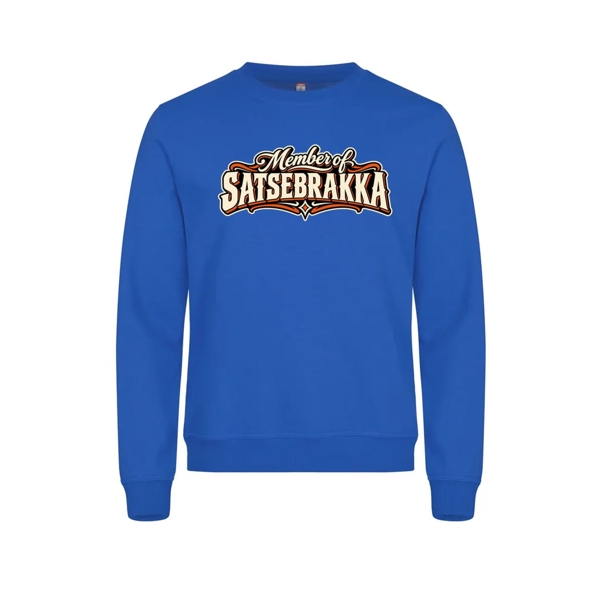 Satsebrakka Genser – Blå – foran