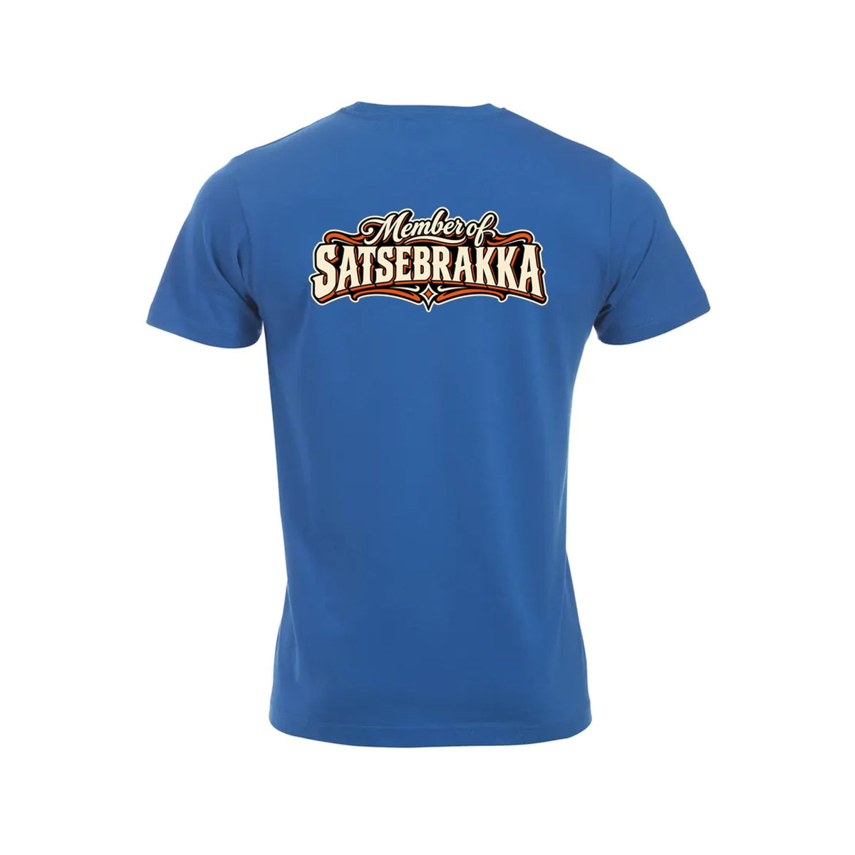 Satsebrakka T-skjorte – Blå – bak