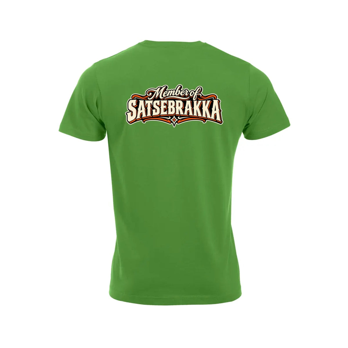 Satsebrakka T-skjorte – Grønn – bak