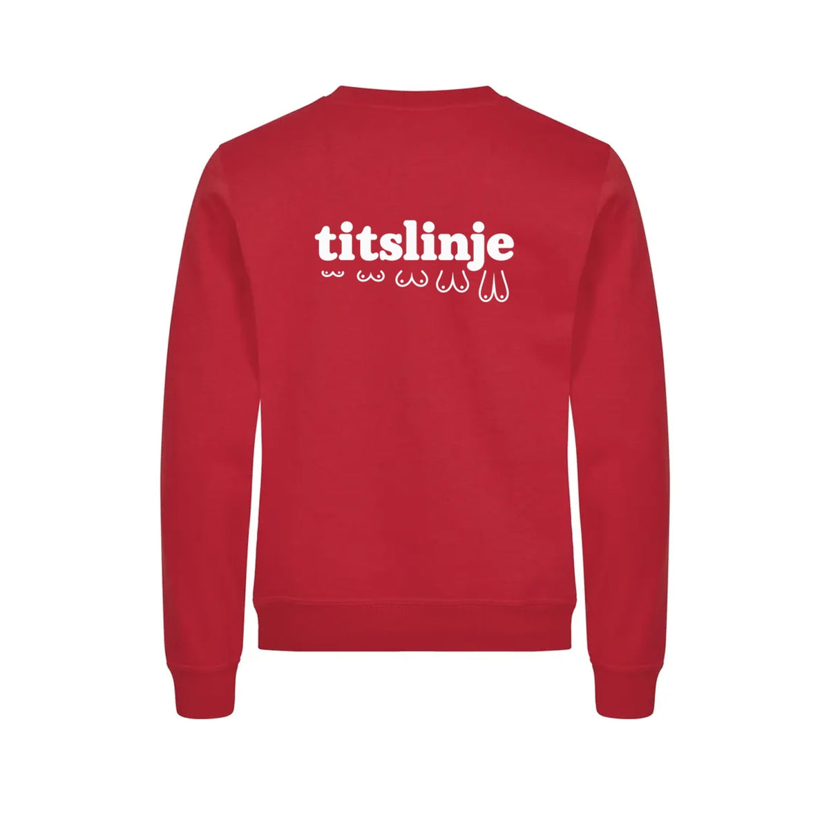 Titslinje Genser – Rød – bak