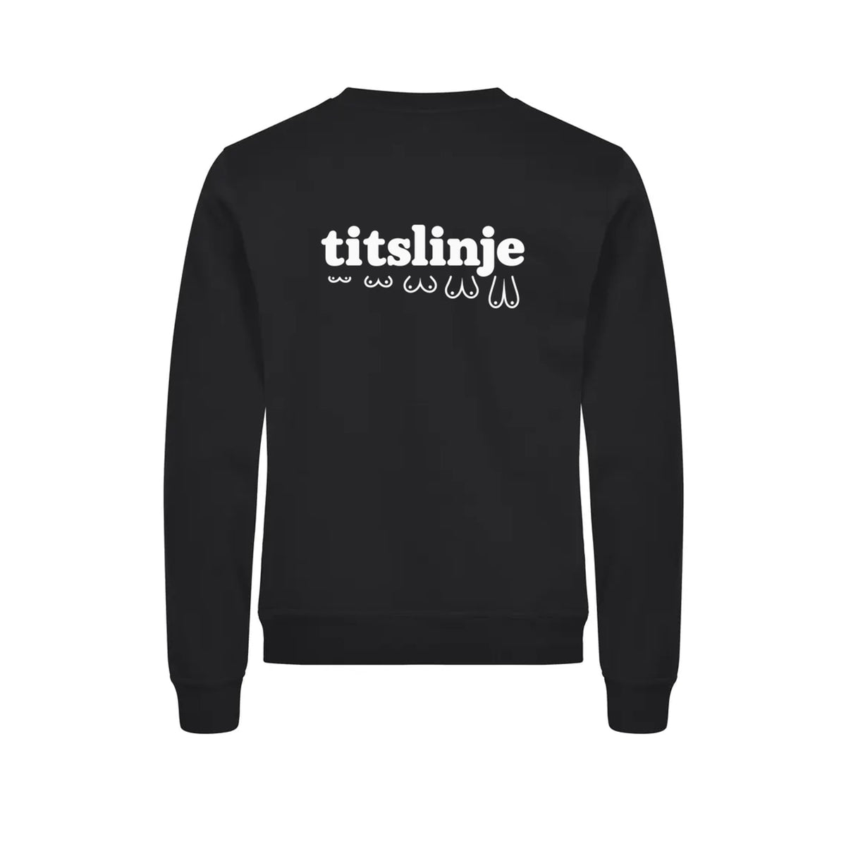 Titslinje Genser – Sort – bak