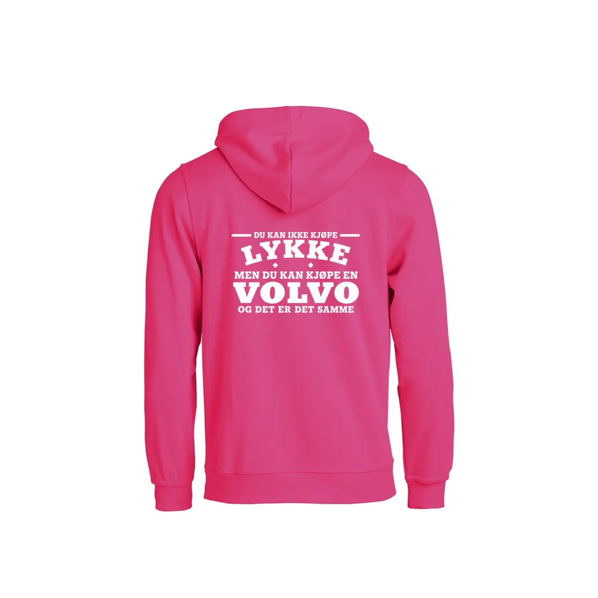Volvo-lykke Hettegenser – Rosa – bak