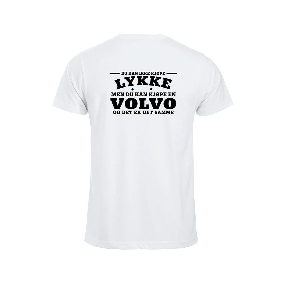 Volvo-lykke T-skjorte – Hvit – bak
