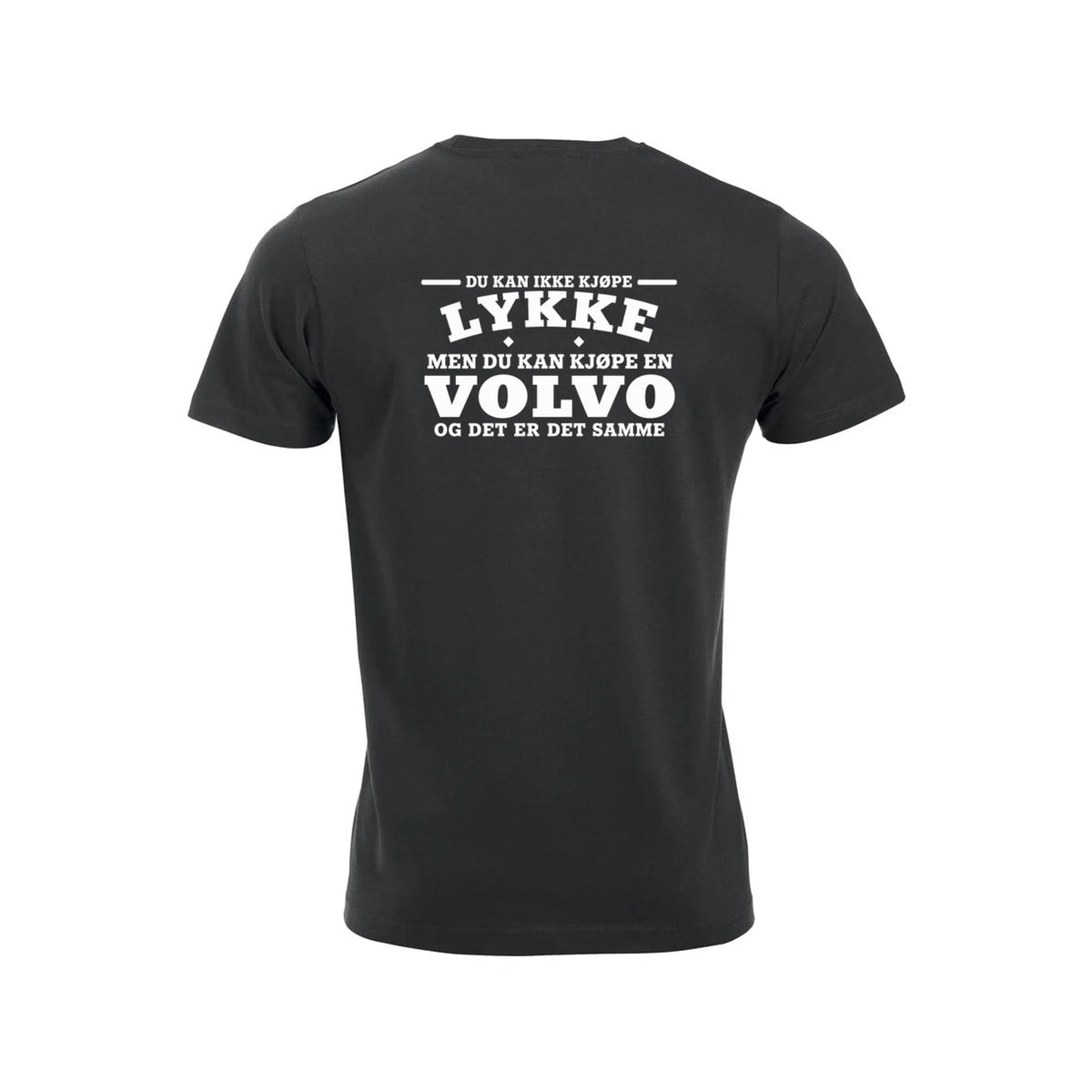 Volvo-lykke T-skjorte – Sort – bak
