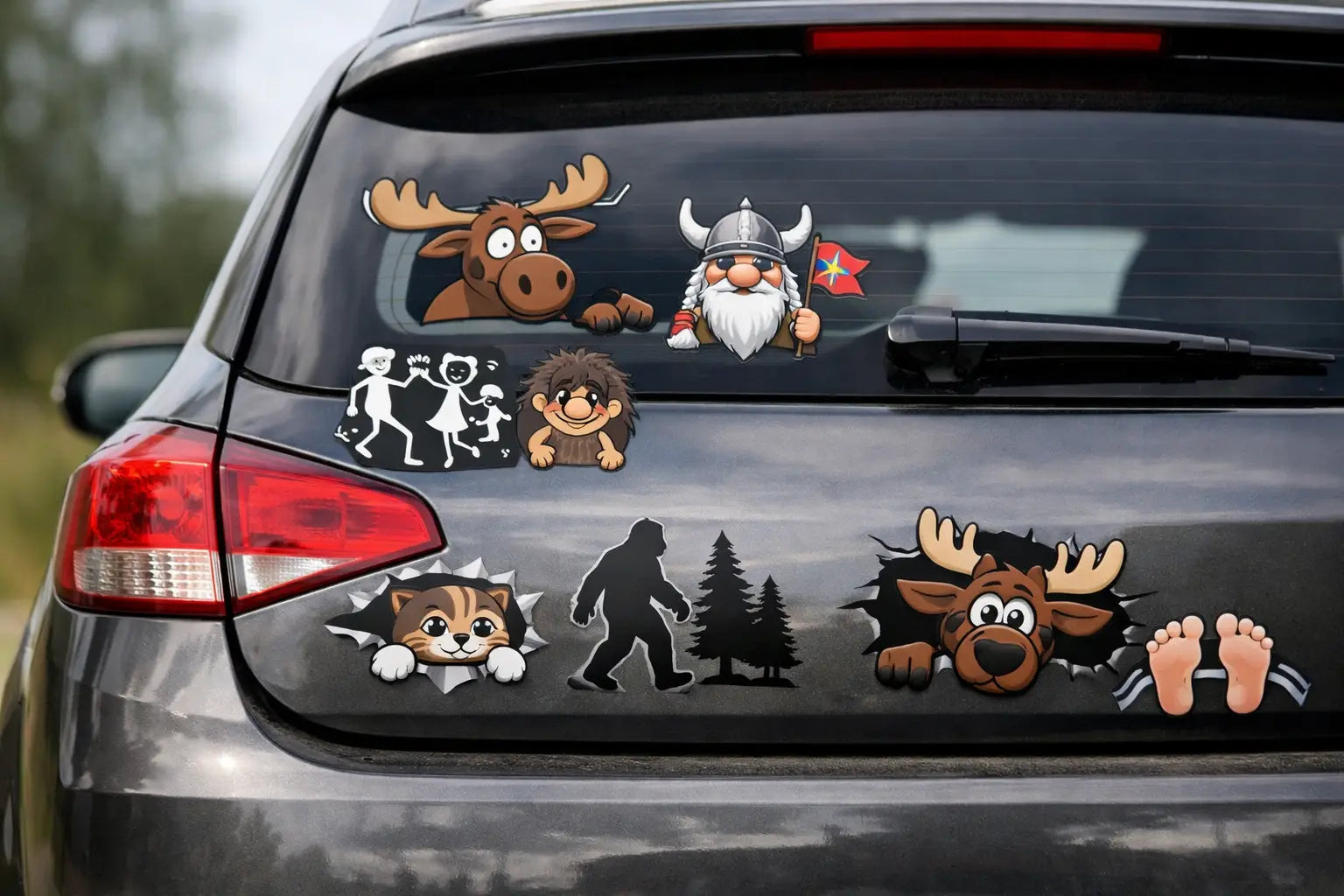 Morsomme bil stickers norsk - det folk faktisk vil ha