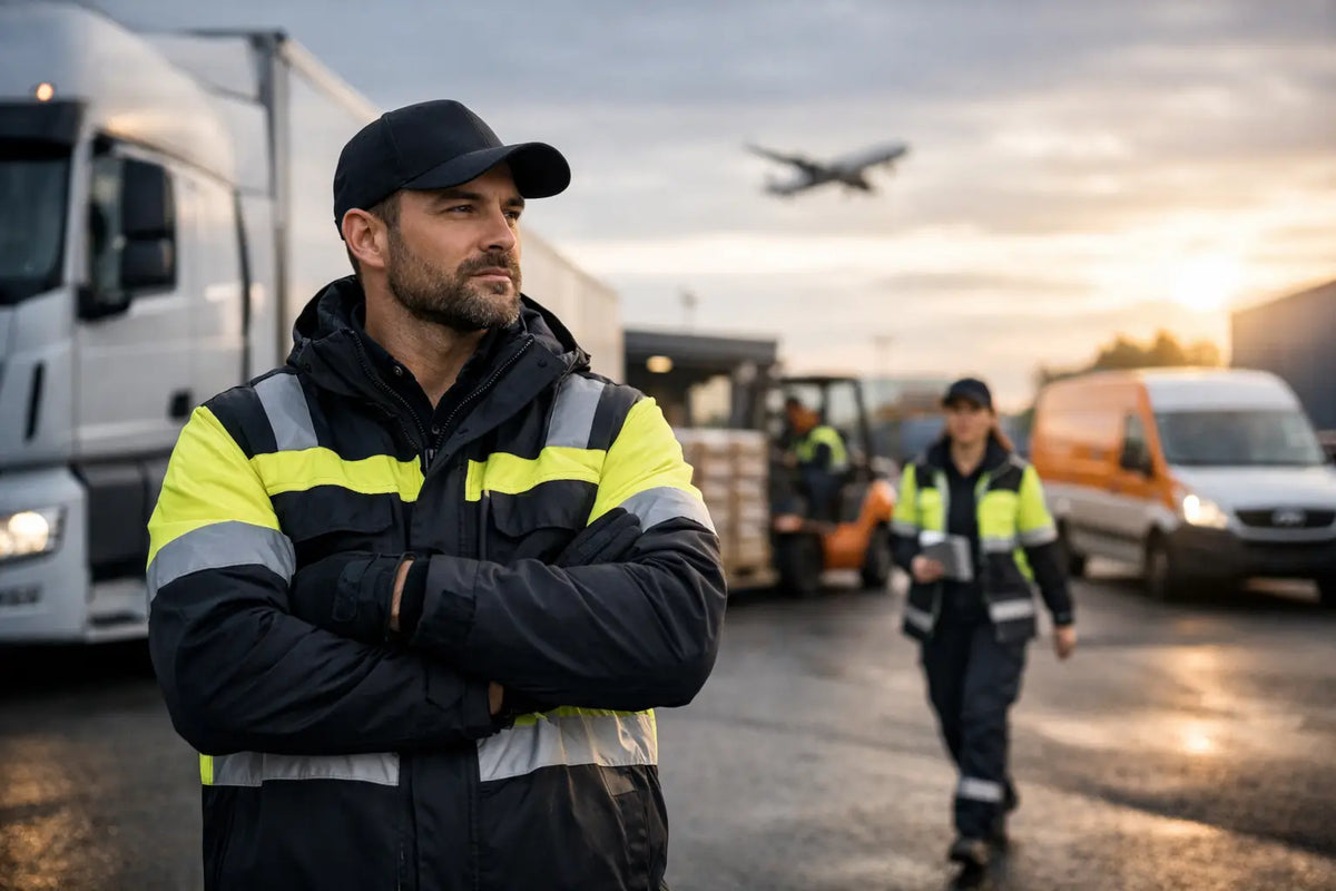 Arbeidsklær i transportbransjen som tåler skiftet