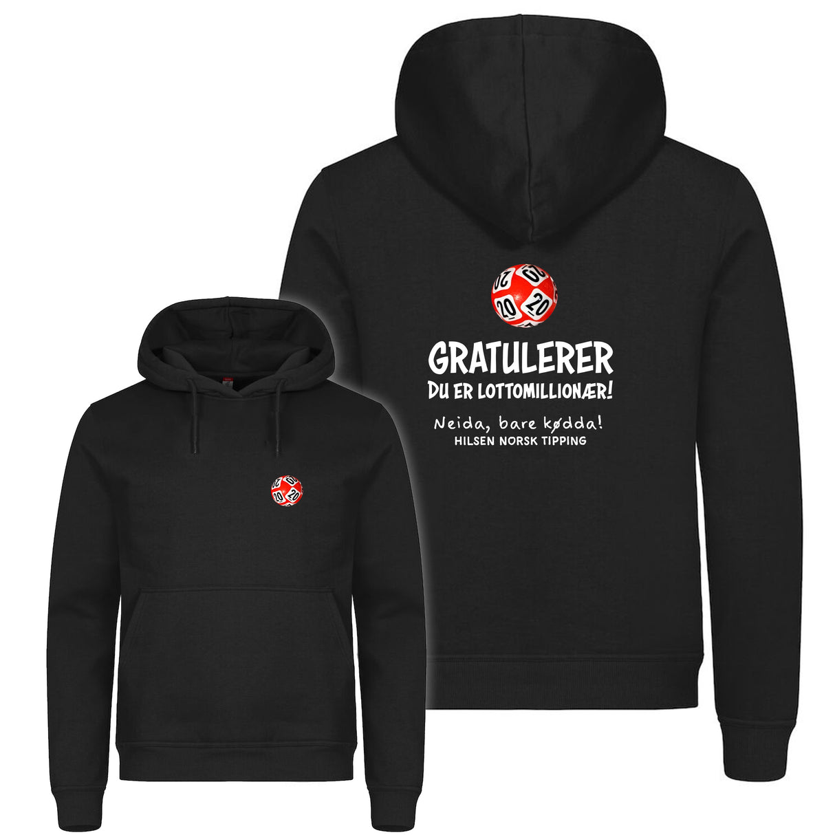 Lottomillionær - hoodie