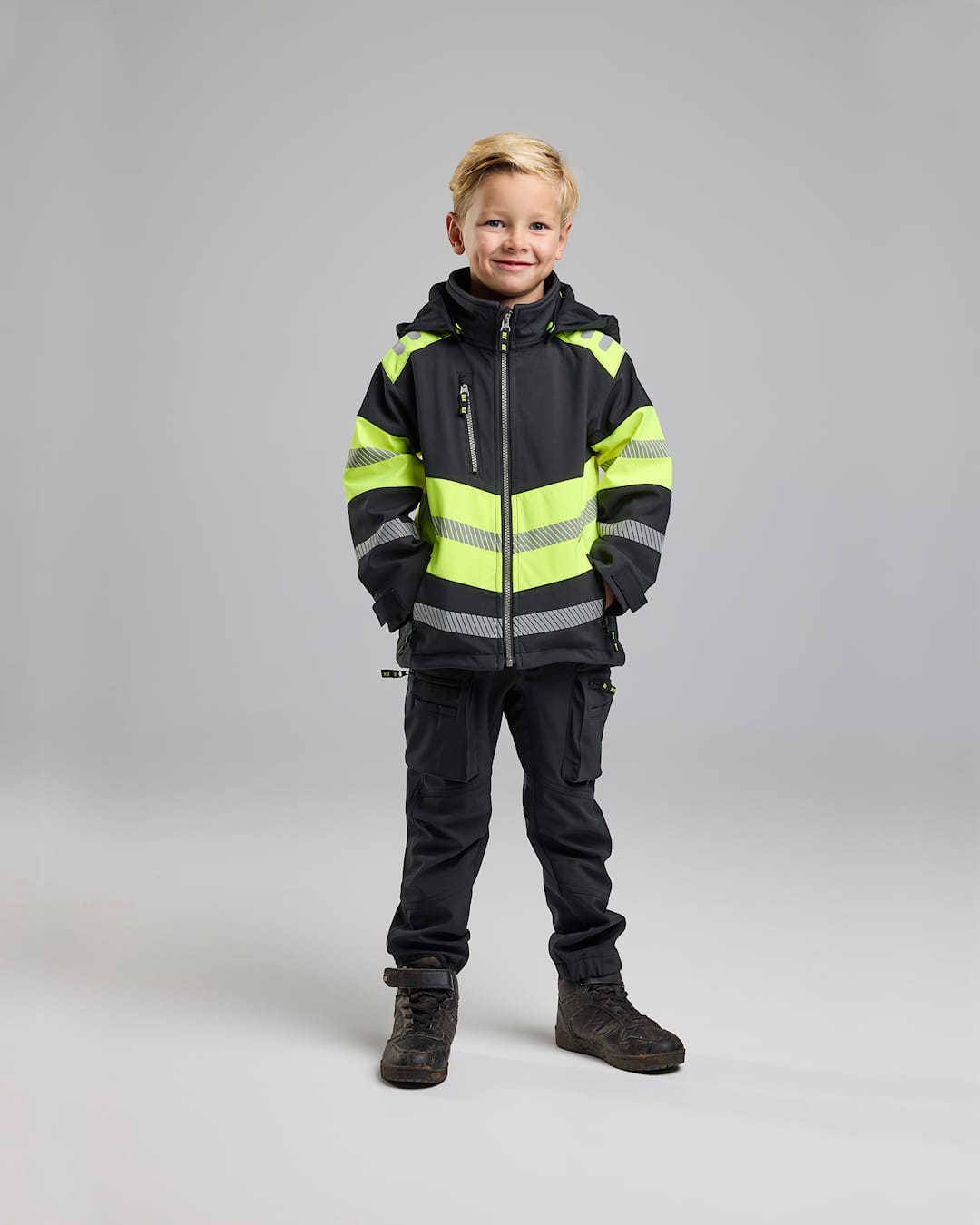 Jakke Softshell Barn