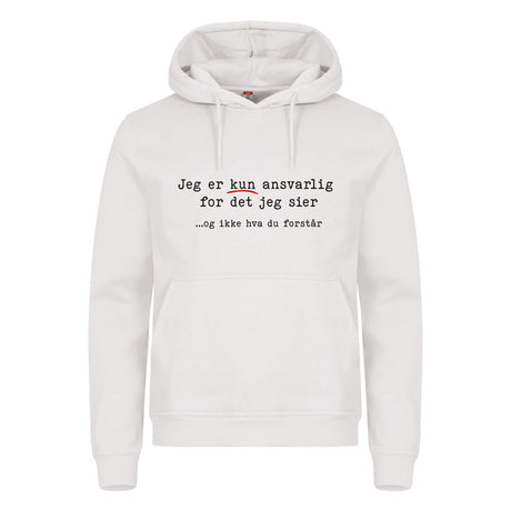 Sagt & Forstått - hettegenser