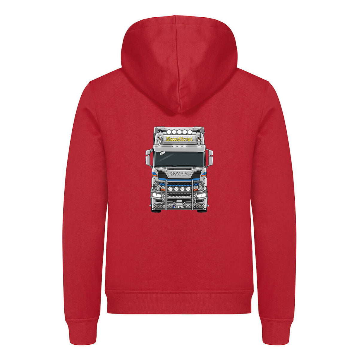 Sundbrei Illustrasjon - hettegenser