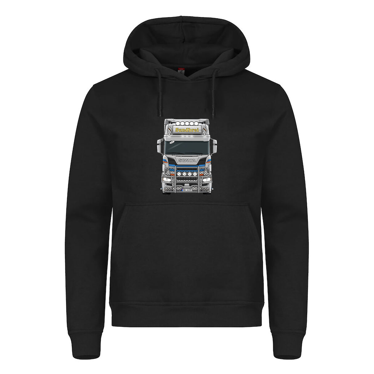 Sundbrei Illustrasjon - hettegenser