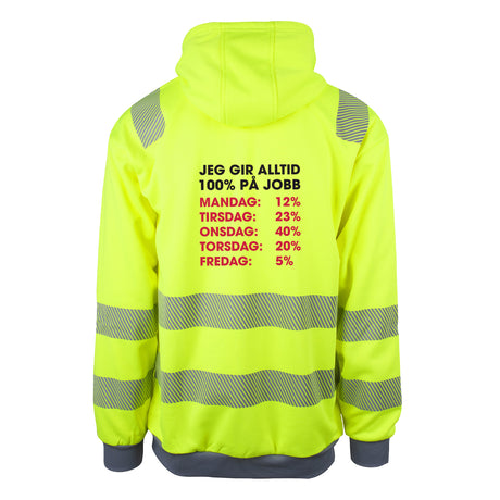 Jeg gir alltid 100% - Reflexhoodie