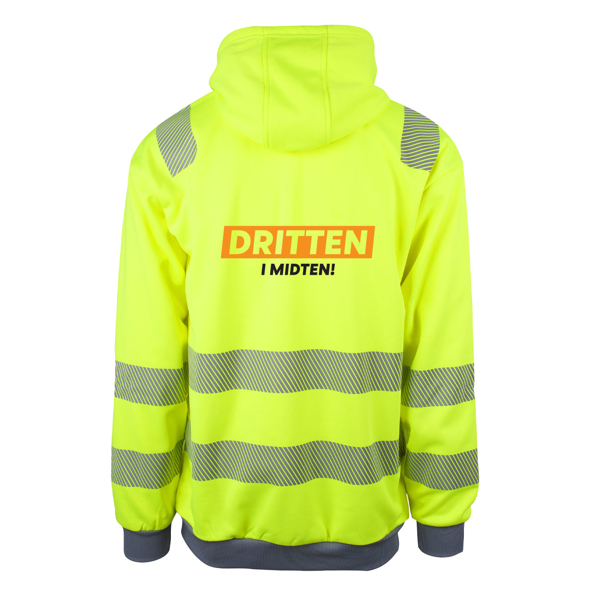 Dritten i midten - Reflexhoodie