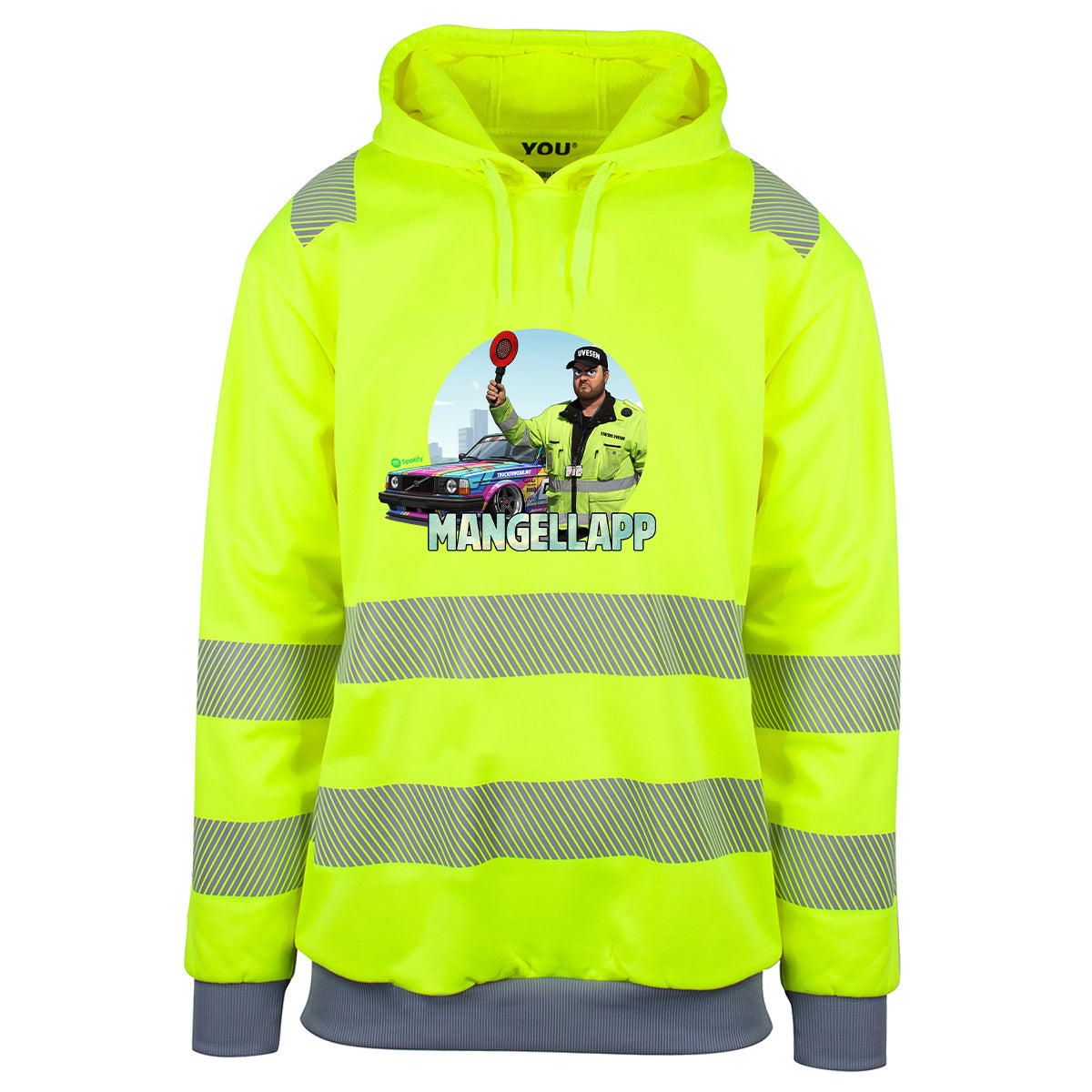 Mangellapp - Reflexhoodie