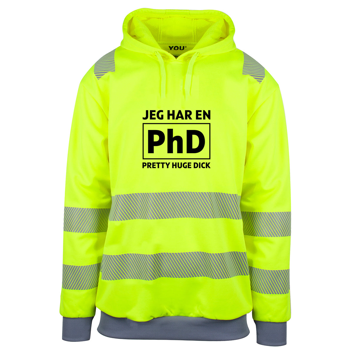 Jeg har en PhD - Reflexhoodie