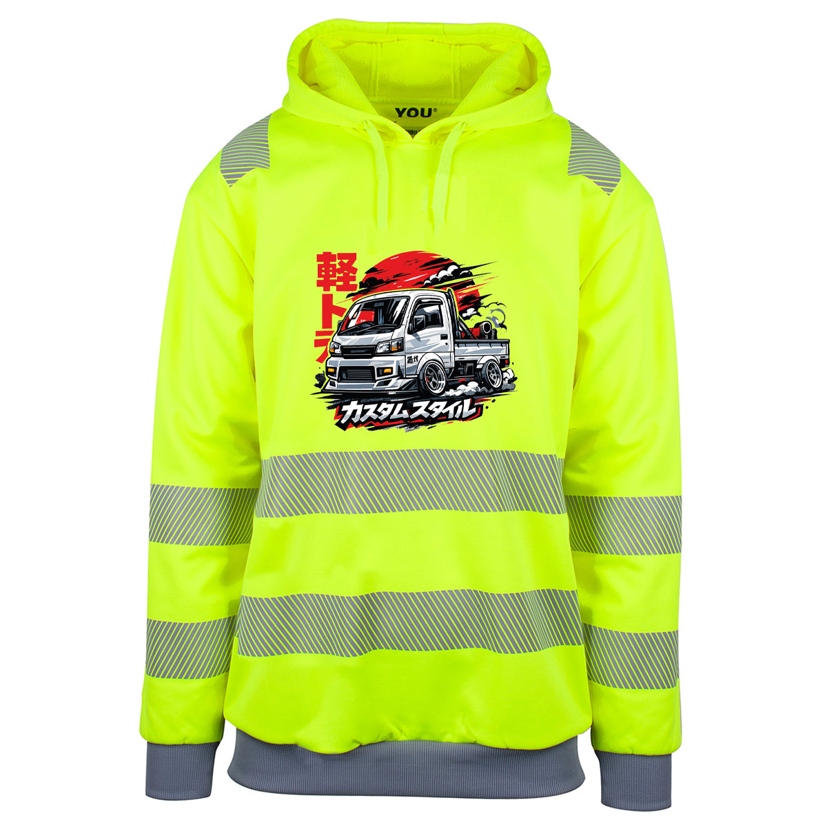 KeiTruck Racer - Reflekshoodie