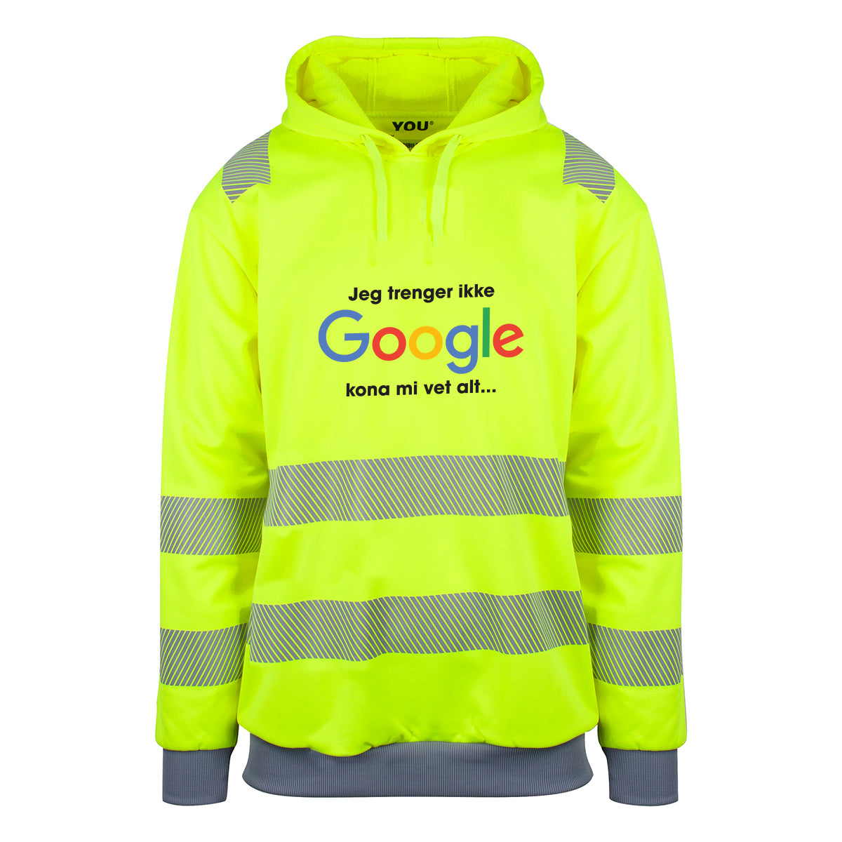 Trenger ikke Google - Reflexhoodie