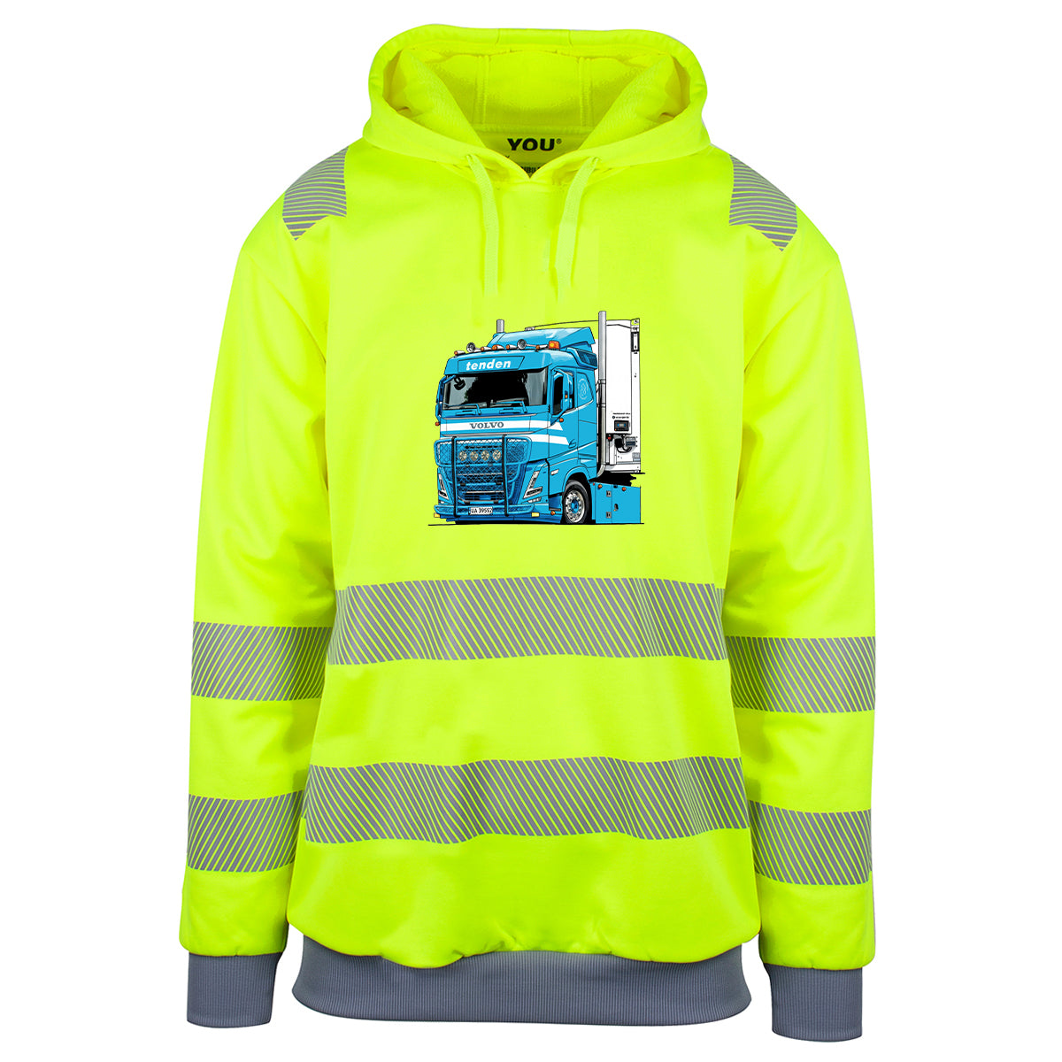 Tenden Illustrasjon - reflekshoodie
