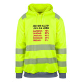 Jeg gir alltid 100% - Reflexhoodie