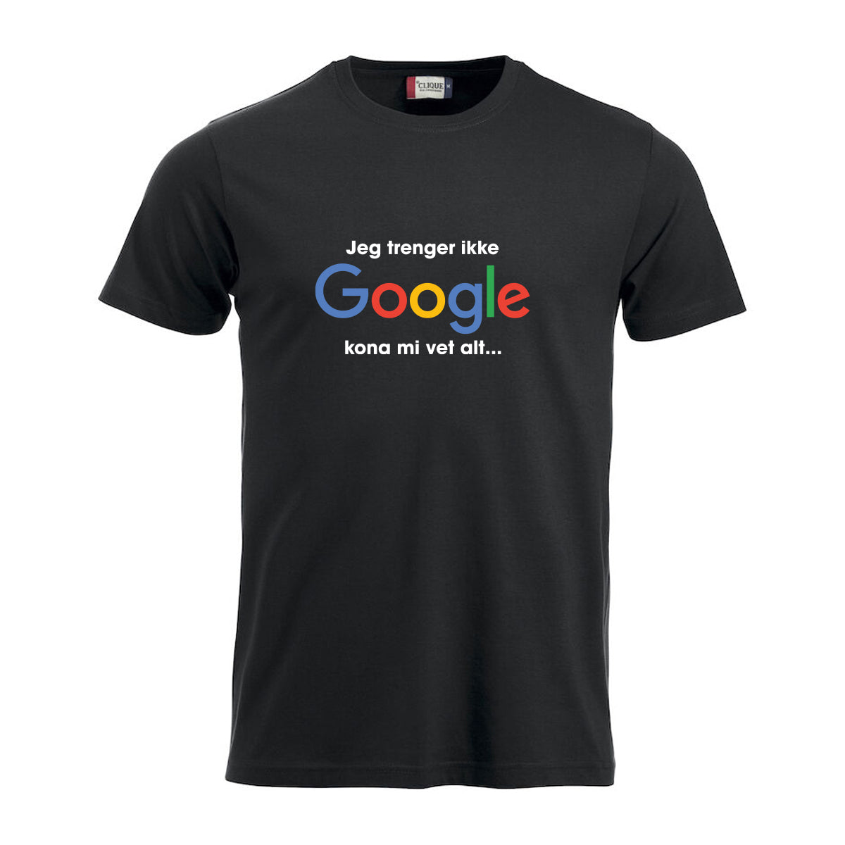 Trenger ikke Google - tskjorte